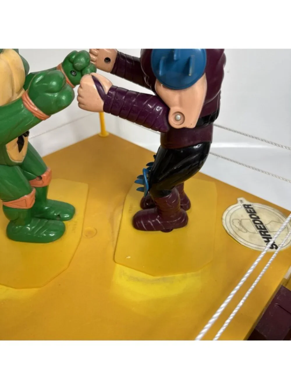 1991 Teenage Mutant Ninja Turtles -Duelin' Dudes - Rock'Em Sock'Em -WORKS - LOOK
